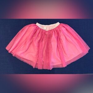 Girls Pink Tulle Tutu Skirt